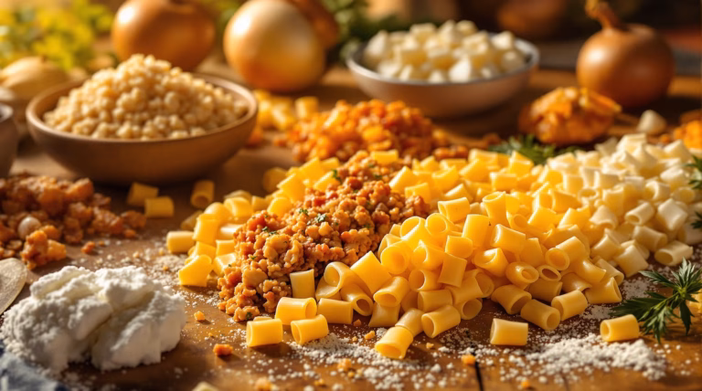 Przepis na cannelloni z mięsem mielonym i sosem beszamelowym