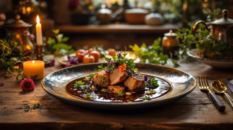 Polędwica w sosie borowikowym