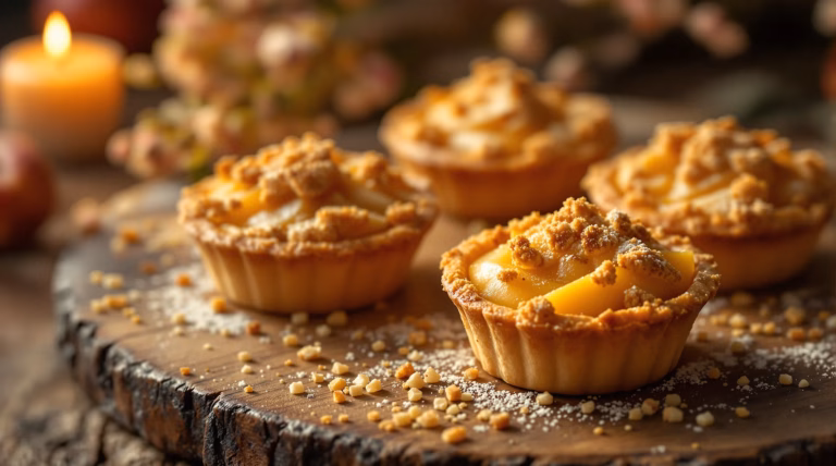 Tartaletki z jabłkami i kruszonką – Przepis na pyszny deser