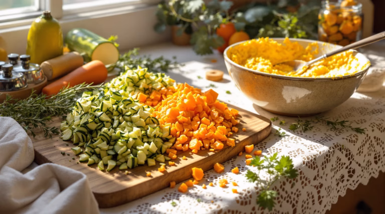 Chrupiące placki z cukinii i marchewki – pyszny przepis na zdrową przekąskę